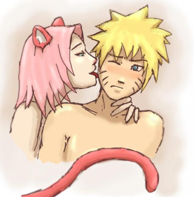 Kitty Sakura and Naruto